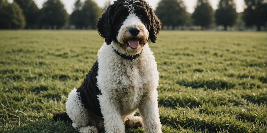 Black and White Pyredoodle